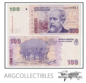 Argentina Billete 100 pesos 2008 P-357/BOT-3726 XF (Serie I)