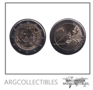 España Moneda 2 Euros 2022 Juan Sebastian Elcano Bimetalica UNC