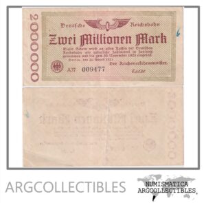 Alemania Billete 2.000.000 Marcos 1923 P-S-1012 XF (Reichsbahn)