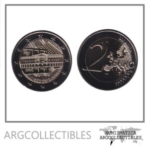 Francia Moneda 2 Euros 2025 Bimetalica Museo del Louvre UNC