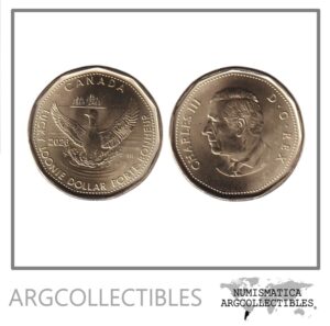Canada Moneda 1 Dolar 2026 Laton Dolar Canadiense de la Suerte UNC