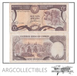 Chipre Billete 1 Lira 1993 P-53c VF