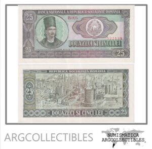 Rumania Billete 25 Lei 1966 P-95 UNC