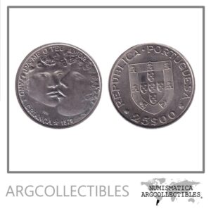 Portugal Moneda 25 Escudos 1979 Niquel Año internacional del Niño KM-609 UNC