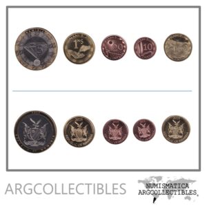 Namibia Set x 5 Monedas 2025 UNC