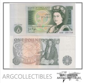 Inglaterra Billete 1 Pounds 1978 P-377d UNC