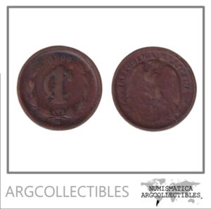 Mexico Moneda 1 Centavo Cobre 1900 KM-394.1 VF