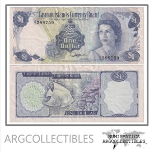 Islas Caiman Billete 1 Dolar 1974 P-5d VF