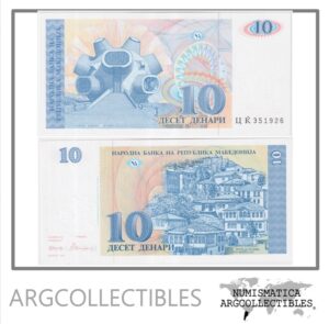 Macedonia Billete 10 Denari 1993 P-9 UNC
