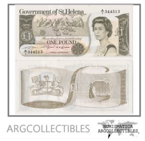 Santa Helena Billete 1 Pound 1981 P-9 AU