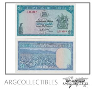 Rhodesia Billete 1 Dolar 1979 P-38a UNC