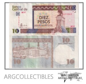 Cuba Billete 10 Pesos 2006 P-FX-49 VF+ (CUC)