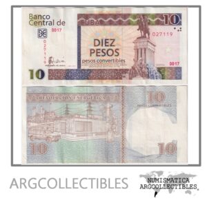 Cuba Billete 10 Pesos 2007 P-FX-49 VF+ (CUC)