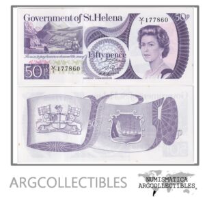 Santa Helena Billete 50 Pence 1979 P-5 AU
