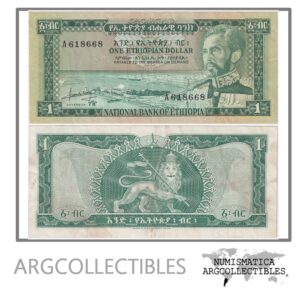 Etiopia Billete 1 Dolar 1966 P-25 XF-
