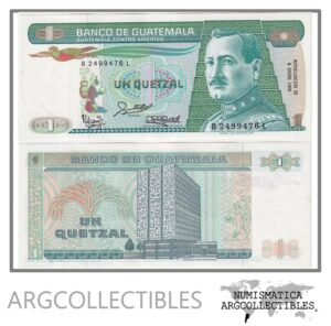 Guatemala Billete 1 Quetzal 1988 P-66/146 UNC (Serie BL)