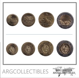 Uruguay Moneda Set x 4 2016-2024 Animales UNC
