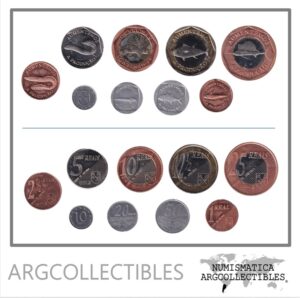 Cabinda Moneda Set x 9 2014 Animales y FAO UNC