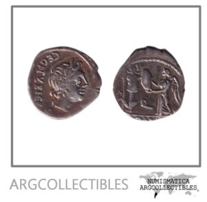 Republica Romana Moneda AR Quinario 97 a.c Egnatuleius, Monedero Crawford-333/1