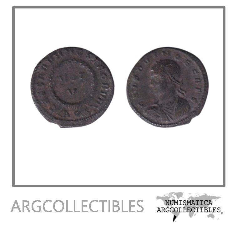 Imperio Romano Moneda AE Centenional 317 Crispo MRBI-8384.c