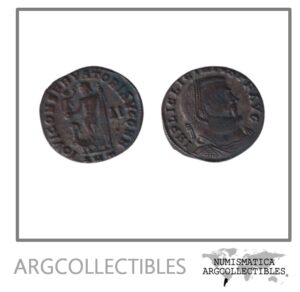 Imperio Romano Moneda VE Follis 308 Licinio I, MRBI-8010.f