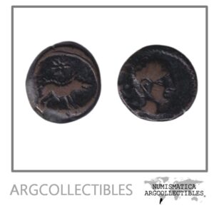 Hispania - Castulo Moneda AE Cuadrante II a.C. Villaronga-48 (tipo)