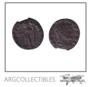 Imperio Romano Moneda Ae 1/4 Follis 305 Dc Constancio I, MRBI-7217