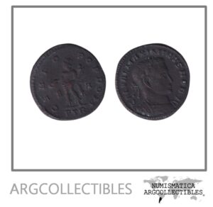 Imperio Romano Moneda Ae Follis 305 Maximo Daia, MRBI-7521.b