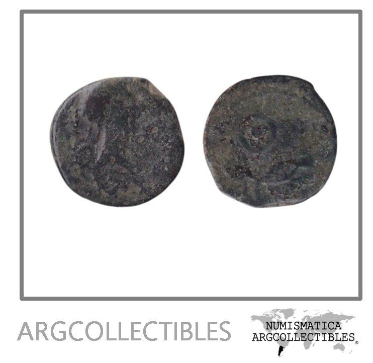 Hispania Moneda AE Semis 27 a.C. Emision Local Bajo Roma Augusto RPC-I-483