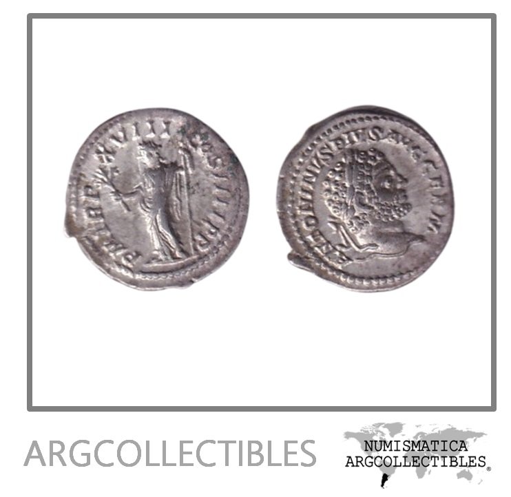 Roma Moneda Denario 215 DC Caracalla RIC-268 Spink 6841