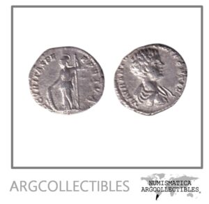 Imperio Romano Moneda AR Denario 196 Caracalla, Cesar RIC#330