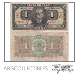 Brasil Billete 1.000 Reis 1944 P-131a/C-001 VF