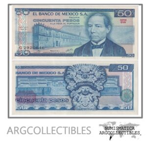 Mexico Billete 50 Pesos 1979 P-67b UNC