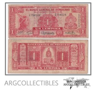 Honduras Billete 1 Lempira 1965 P-54 F+