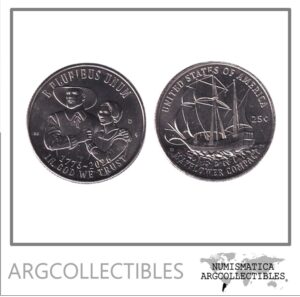USA Moneda 1/4 Dolar 2026 D Niquel 250 Aniversario Mayflower UNC