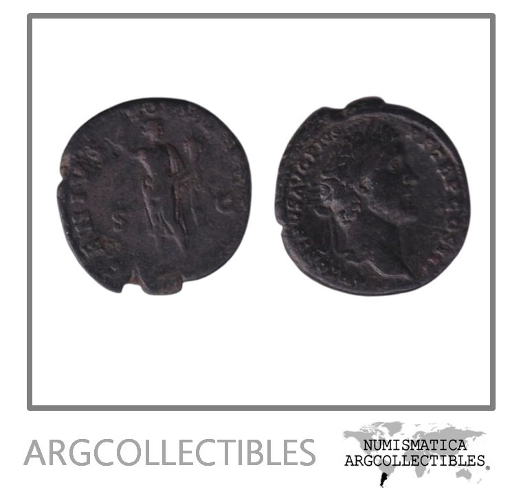 Roma Imperio Moneda AS 138 DC -Antonio Pio Bronce