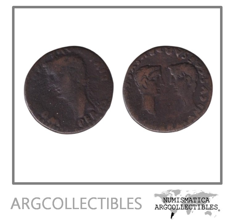 Roma Provincial Moneda AS 27 a.c Hispania Colonia Romula AB-2016