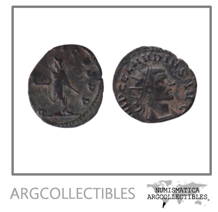 Imperio Romano Moneda VE Antoniniano 268 Claudio II RIC online temp-301,RIC-10