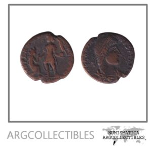 Imperio Romano Moneda AE Maiorina 367 Graciano, MRBI-9126.c