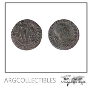 Imperio Romano Moneda Ve Maiorina 351 Constancio Galo, RIC-VIII-Siscia 329, MRBI-8811.b