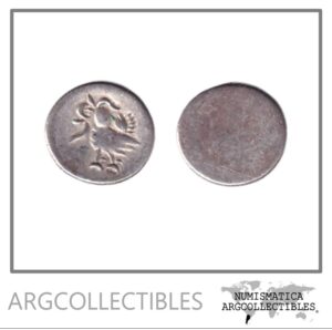 Camboya Moneda 2 Pe- 1/2 Fuan 1847 Plata KM-7 Norodom I