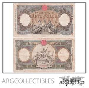 Italia Billete 1.000 Liras 1941 P-56c VF