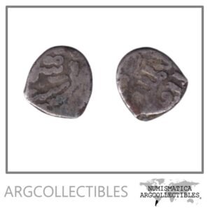 Sultanato Mameluco Moneda AR Dirham 1250-1382 Dinastia Bahri, Album-884 (Tipo)