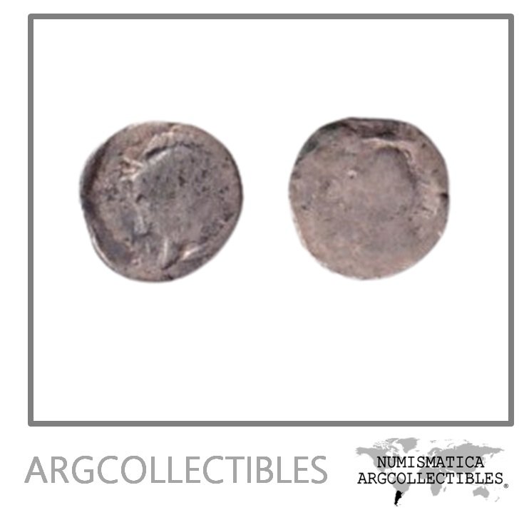 Samaria Moneda AR Hemiobolo 375-333 a.c Meshorer y Qedar-81, Sofaer-50