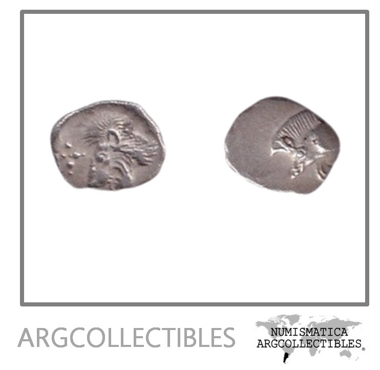 Grecia Misia Moneda Hemiovolo 480 a.C Kyzikos Sear-3850