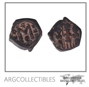 Imperio Bizantino Moneda AE Follis 610 d.C. Heraclio Sear-811