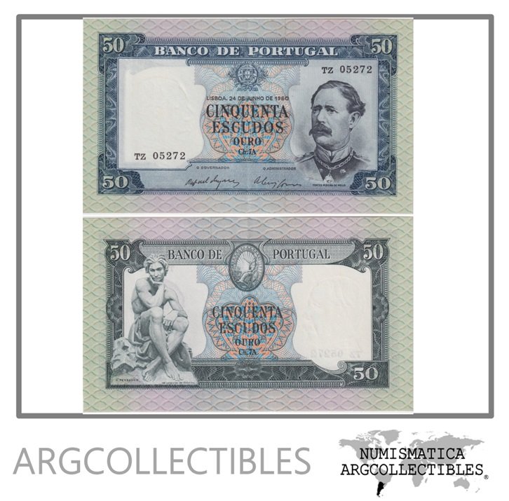 Portugal Billete 50 Escudos 1960 P-159 XF+
