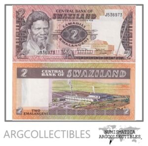 Swaziland Billete 2 Emalangeni 1984 P-8b XF