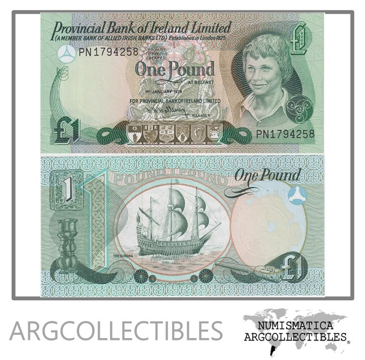 Irlanda del Norte Billete 1 Pound 1979 P-247 UNC