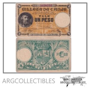 Puerto Rico Billete 1 Peso 1895 P-7 VF+